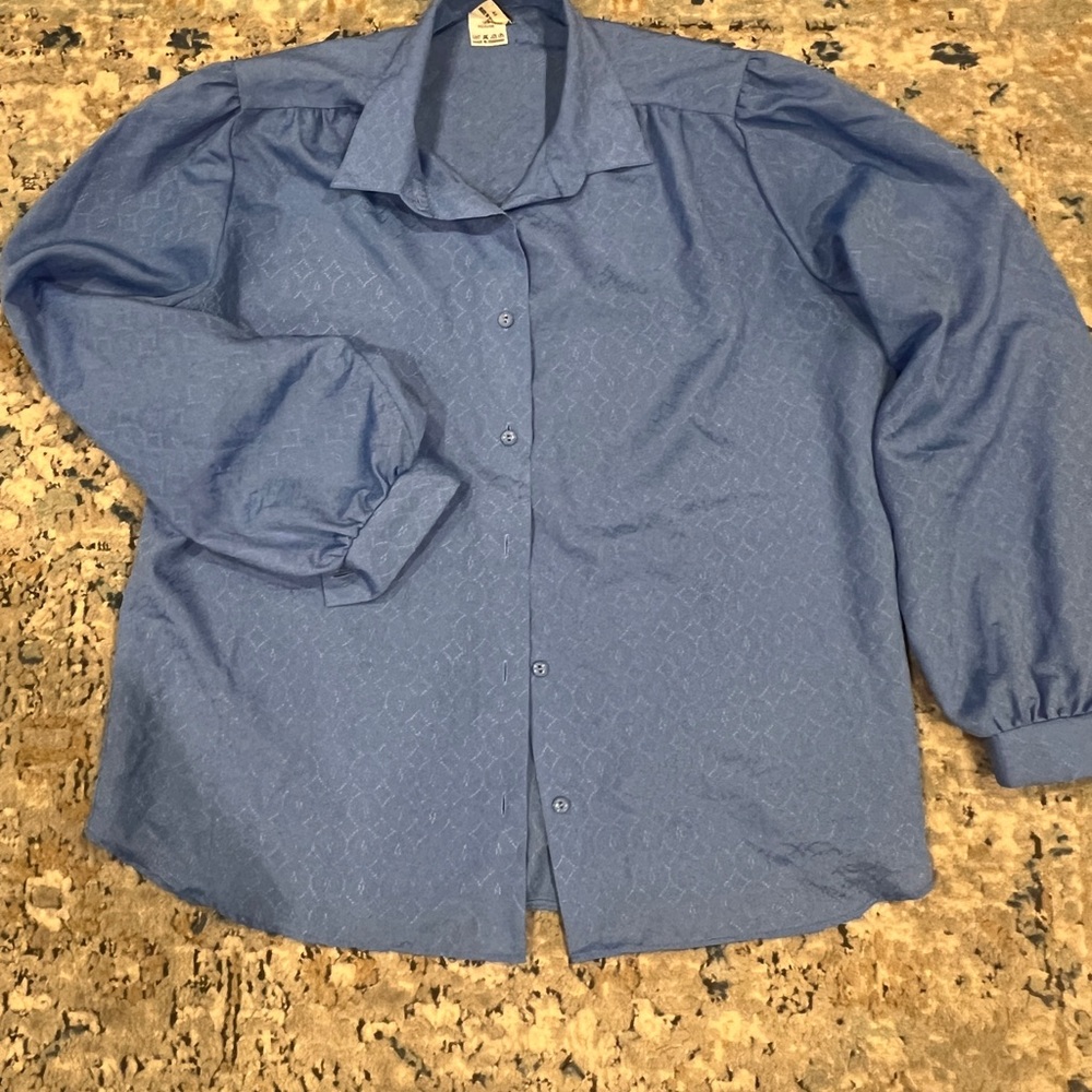 Blue Button-Up Shirt